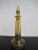 Metal Vintage Moser Amber Bohemian Glass Atomizer Perfume Bottle Set Pair in Case For Sale - Image 7 of 12