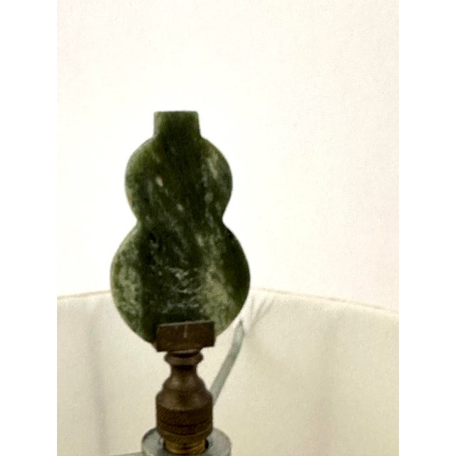 Late 19th Century Antique Chinese Famille Porcelain Lamp For Sale - Image 5 of 6