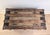 19th Century American Canvas and Oak Flat-Top Steamer Trunk With Lithograph Interior For Sale - Image 9 of 15