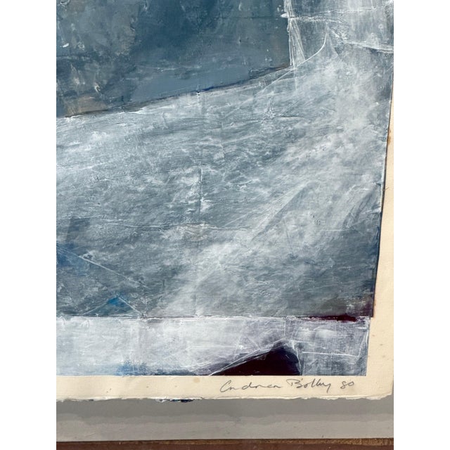 Andrea Bolley, Canadian Born 1949, Wrap Series #026, 1980 Paper Painting For Sale - Image 4 of 11