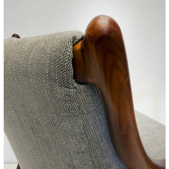 Danish Modern Model 45 Lounge Chair, Finn Juhl Manner, Pair For Sale - Image 11 of 15