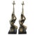 1960s Chrome Brutalist Lamps by Richard Barr for Laurel - A Pair For Sale - Image 12 of 12