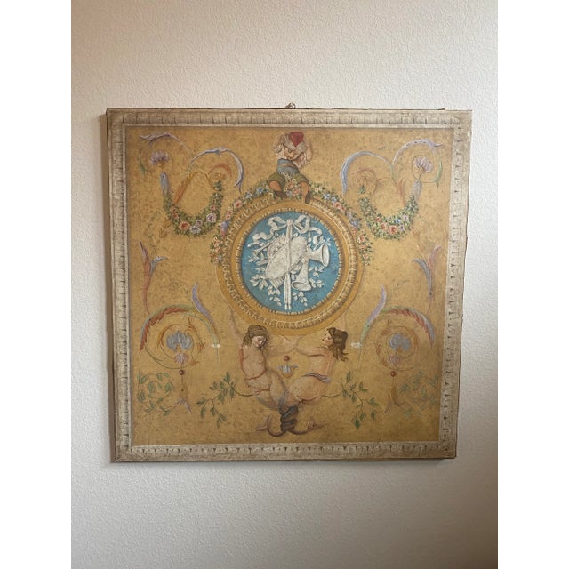 Florentine Oil on Canvas Painting - 19th C For Sale - Image 12 of 12