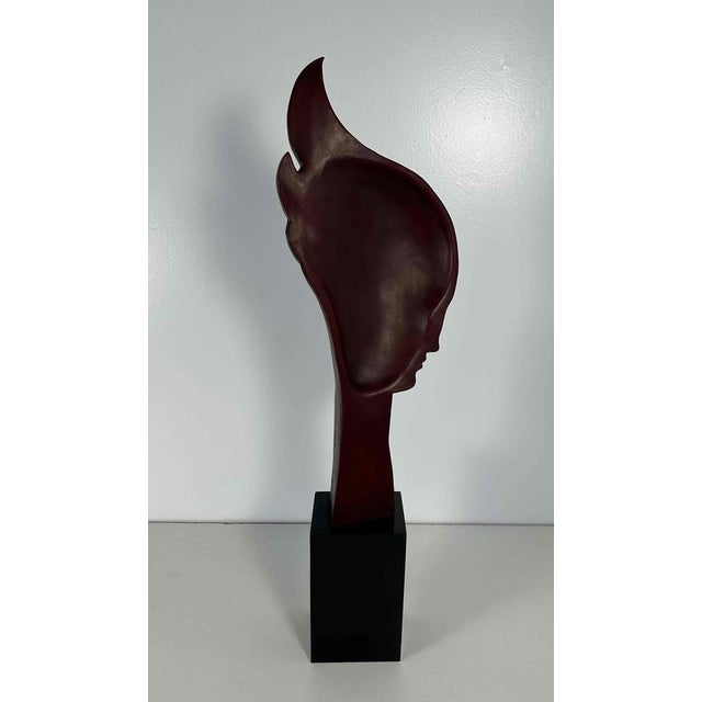 Wood Wood and Stoneware Sculpture by G. Cacciapuoti, 1930s For Sale - Image 7 of 11