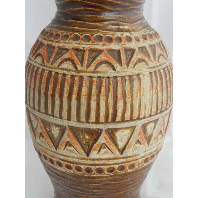 Mid-Century West German Vase attributed to Bay Keramik, 1950s For Sale - Image 6 of 7