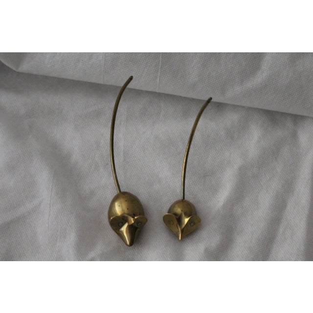 Vintage Gold Mice Figurines, 1970s, Set of 2 For Sale - Image 9 of 15