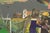 Romare Bearden (American, 1911-1988), "Carolina Memory (Tidings)", Screenprint in Colors, 1970-1972, signed in pencil...