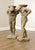 Green Vintage Pair Of Cast Stone 'Hercules' Figural Garden Statue Pedestals For Sale - Image 8 of 12