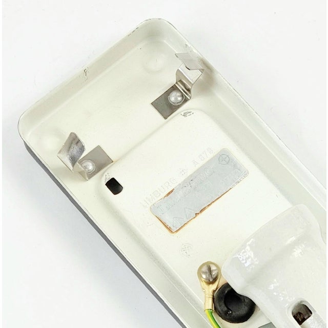 1960s Pair of Mid-Century Modern Glass Wall Lights/Sconces From Limburg, Germany For Sale - Image 9 of 9