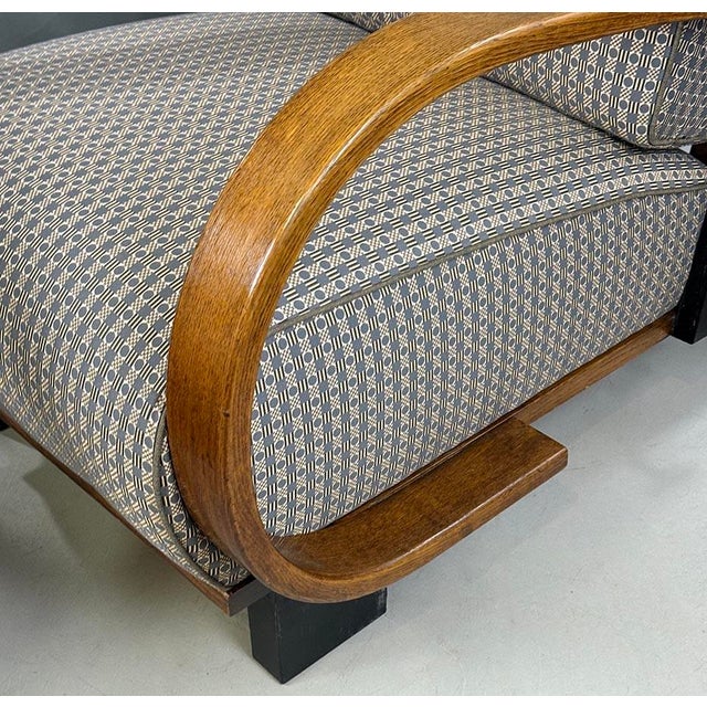 Vintage Art Deco Reclining Lounge Chairs, 1930s, Set of 2 For Sale - Image 14 of 15