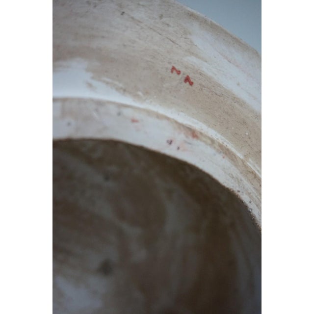 Large Art Deco Oriental Ceramic Baluster Vase, 1940s For Sale - Image 13 of 15