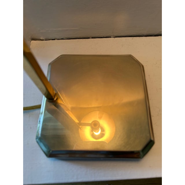 Vintage Brass Candlestick Lamp For Sale - Image 4 of 6