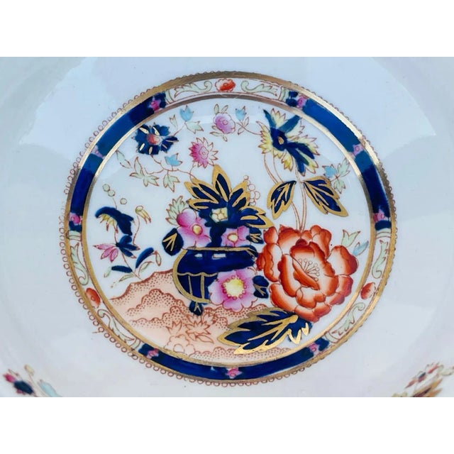 Early 20th Century Mason's Ironstone Mandarin Bowls, Salad Plates, Saucer Plates & Cups - 23 Pieces For Sale - Image 12 of 13