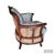 Wood Vintage Deconstructed Louis XVI Style Accent Armchair For Sale - Image 7 of 12