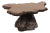 Mid 20th Century Live-Edge Cypress Wood Small Coffee Table For Sale