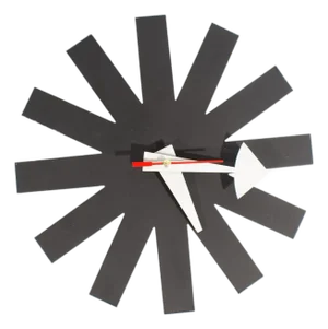 Black Asterisk Wall Clock by George Nelson