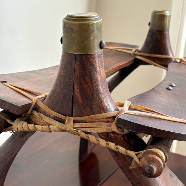 Mid-20th Century Middle Eastern Camel Saddle For Sale - Image 4 of 12
