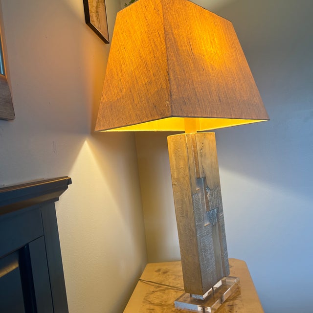 Vintage Brutalist Casual Lamps of California Table Lamp For Sale - Image 11 of 12
