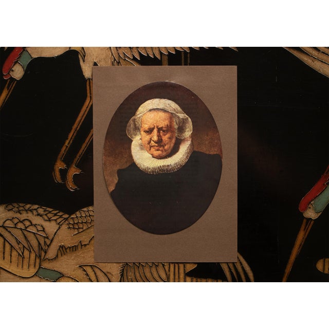 1905 After Rembrandt "Portrait of a Woman of 83", First Edition Full-Color Print by Mortimer Menpes For Sale - Image 4 of 6