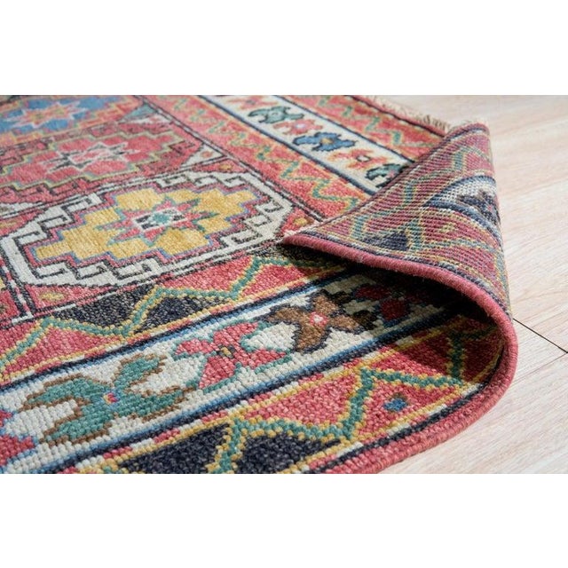 8x10 Brown Hand-Knotted Wool Tiled Starburst Classic Traditional Carpet Rug For Sale - Image 4 of 7