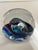 1980s Hand Blown Glass Ocean Sea Wave Paperweight Signed Karg For Sale - Image 5 of 8