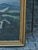 An English oil on canvas hunting dog painting from the late 18th century in carved giltwood frame. Elevate your art...