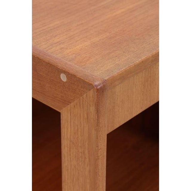 Brown Vintage Teak Serving Trolley For Sale - Image 8 of 14