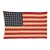 Large Vintage Cotton American Flag With 48 Sewn Stars For Sale
