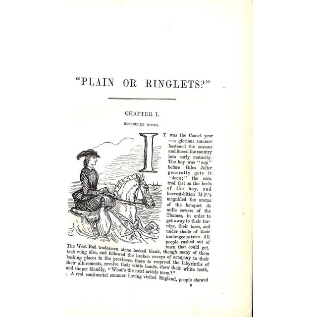 Set of 2 "Mr. Romford's Hounds & Plain or Ringlets?" Book 1865 Leech, John and Browne, h.k. For Sale - Image 11 of 18