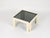 Carlo Scarpa White Square Coffee Table with Smoked Glass by Carlo Scarpa for Afra & Tobia Scarpa, Italy, 1960s For Sale - Image 4 of 12