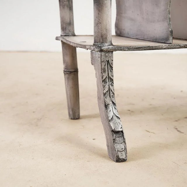 Vintage White Shelf, 1800s For Sale - Image 5 of 8