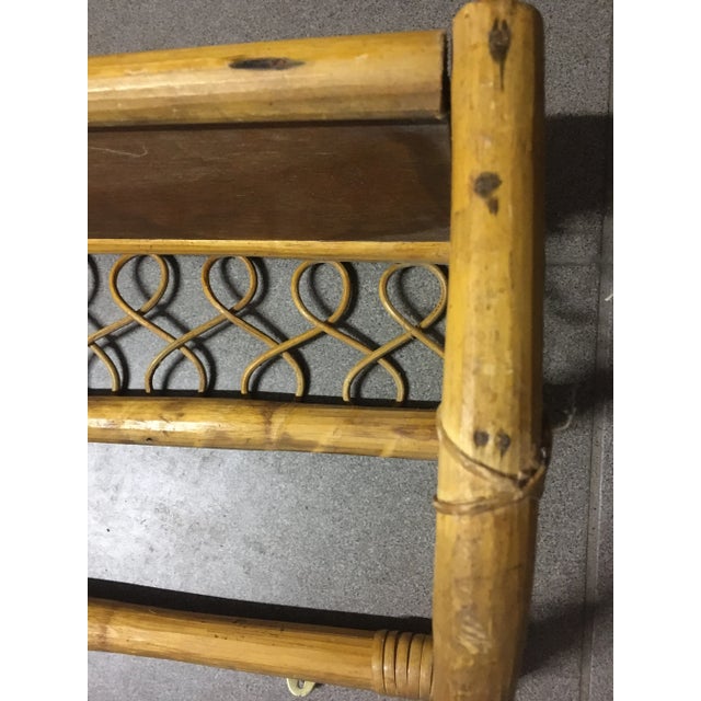 Vintage Rattan Hanging Shelf, 1970s For Sale - Image 6 of 18