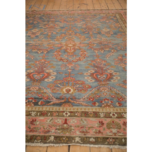 Old New House Vintage Distressed Mahal Carpet - 8'1" x 9'11" For Sale - Image 4 of 10