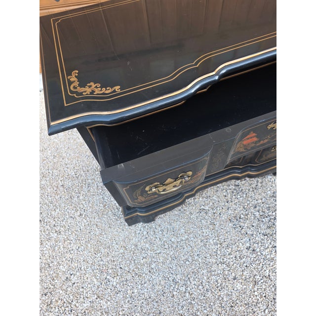 Wood Chinoiserie Chest of Drawers For Sale - Image 7 of 8