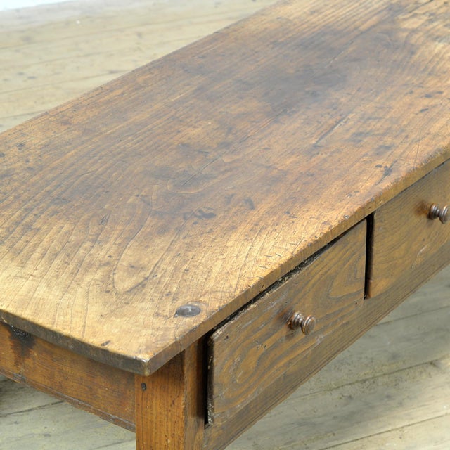 Antique Oak Coffee Table, 1820 For Sale - Image 10 of 17