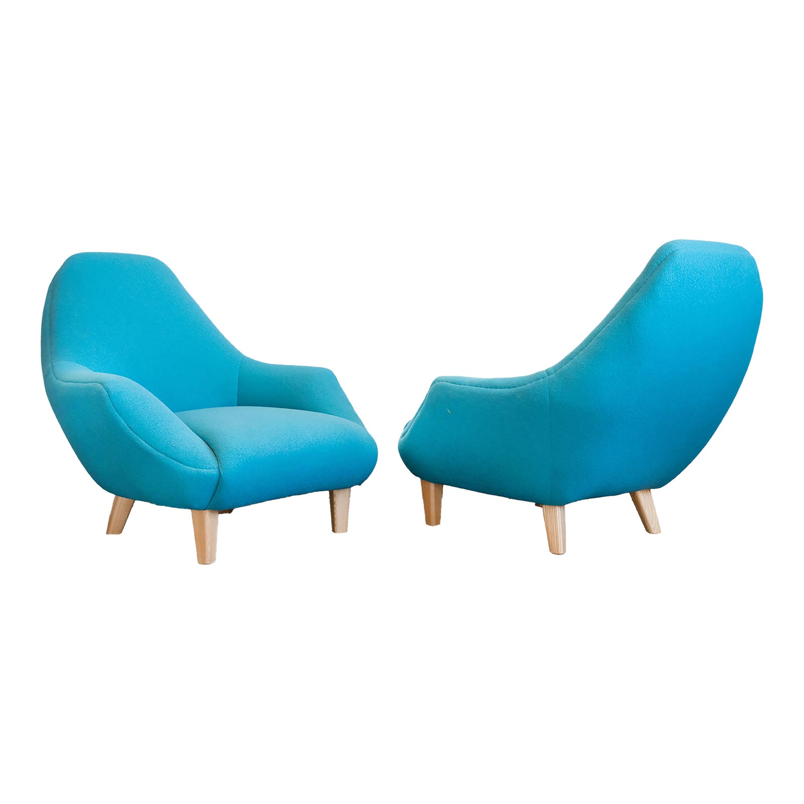 2010 George Smith Tom Dixon Club Lounge Chairs, a Pair | Chairish