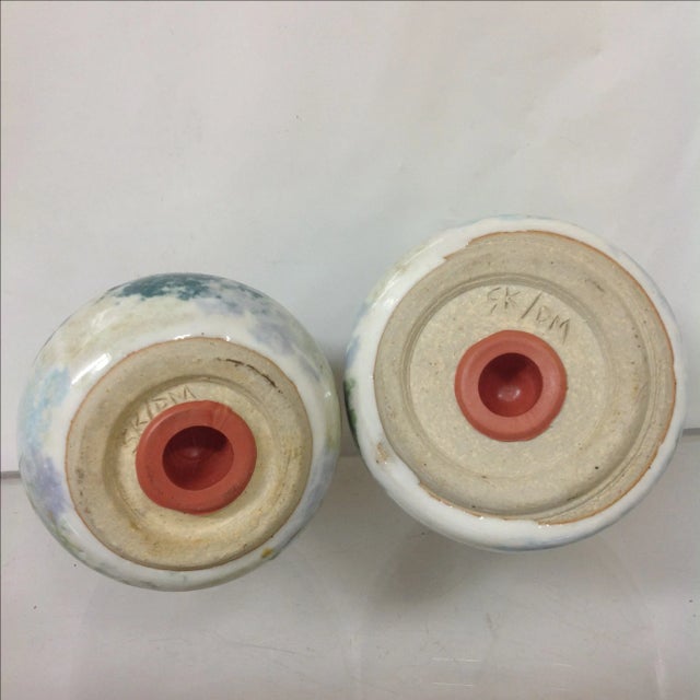 Mid-Century Danish Ceramic Salt & Pepper Shakers For Sale - Image 5 of 5