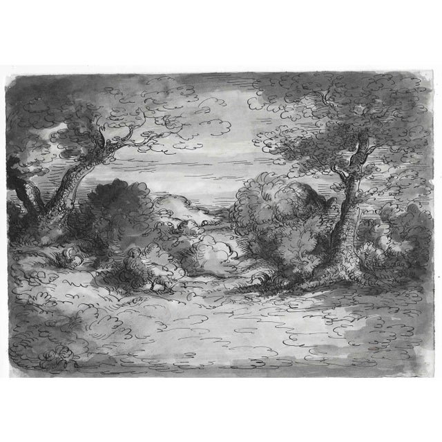 Painting watercolor and ink wash by artist Harold Hope Read (1881-1959). Read's "High Life" series satirically illustrated...