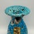 Ceramic Brutalist Fat Lava Blue Turquoise Ceramic Vase by Charles Cart, Vallauris, France, 1960s For Sale - Image 7 of 15