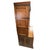 Antique Mahogany 9 Drawer File Cabinet Credenza W/ Art Deco Pulls & Metal Straps For Sale - Image 4 of 14
