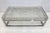 Bernhardt Bernhardt Artic Frame Solid Acrylic Ice Pattern Coffee Table on Stainless Steel For Sale - Image 4 of 5