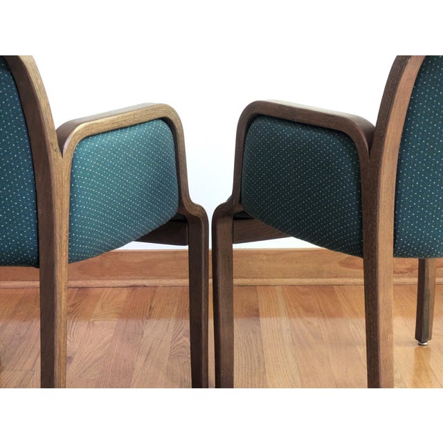 Wood Thonet Bentwood Arm Chairs - A Pair For Sale - Image 7 of 11