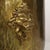 Metal Large Hammered Brass Jardinière Planter with Lion Heads For Sale - Image 7 of 16