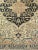 19th Century Persian Farahan Sarouk Area Rug, Handwoven Medallion Pattern, Ivory & Navy, 4’ X 5’ For Sale - Image 9 of 12