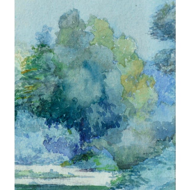 Impressionist At Water's Edge by Emma Lou Redwine For Sale - Image 3 of 5