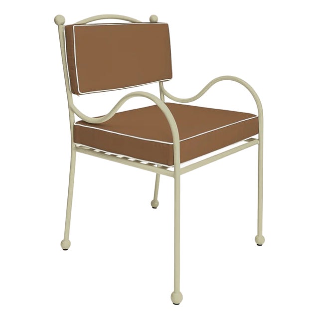 Panarea Armchair in Gelato with Taupe and White Cushions by Ceraudo, 2010s, Set of 10 For Sale