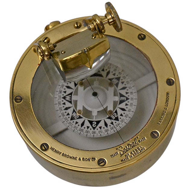 Sestrel Bearing Compass from Henry Browne & Son Ltd., 1950 For Sale - Image 6 of 7