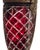 Tall Statement Antique Ruby Cut to Clear Crystal Lidded Urn With Second Empire Style Bronze Mounts For Sale - Image 13 of 18