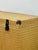 Beige Vintage Blonde Woven Wicker Chest, Brass Clamp Hardware Storage, Coastal Trunk For Sale - Image 8 of 14