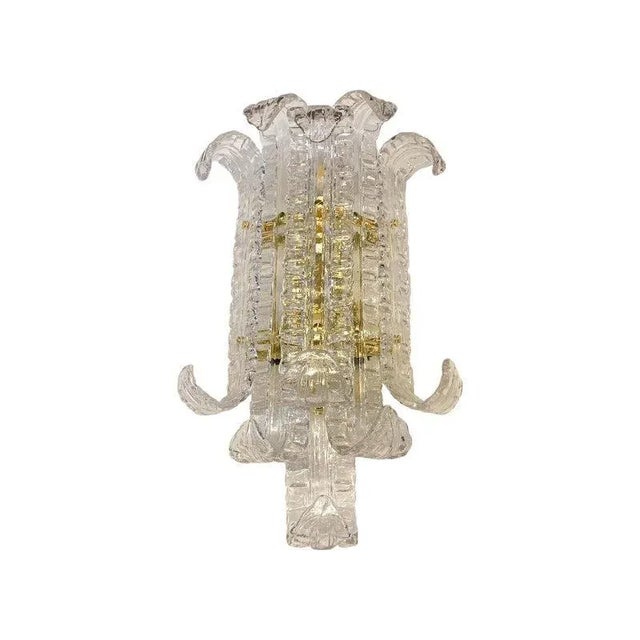 Transparent Lingue Murano Glass Wall Lamp by Simoeng For Sale - Image 11 of 11